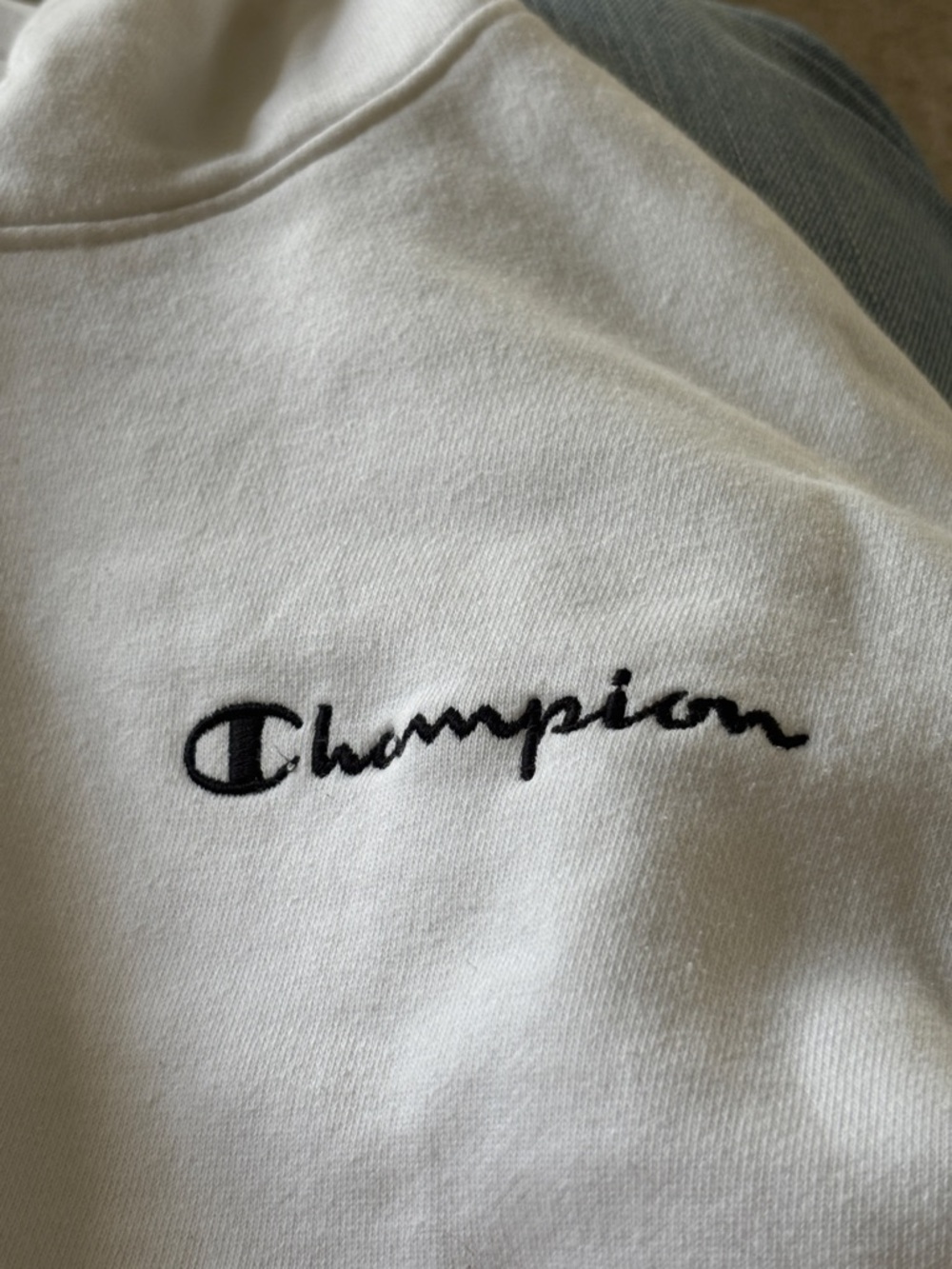Champion Pullover Hoodie with Script Tag - Picture 3 of 3